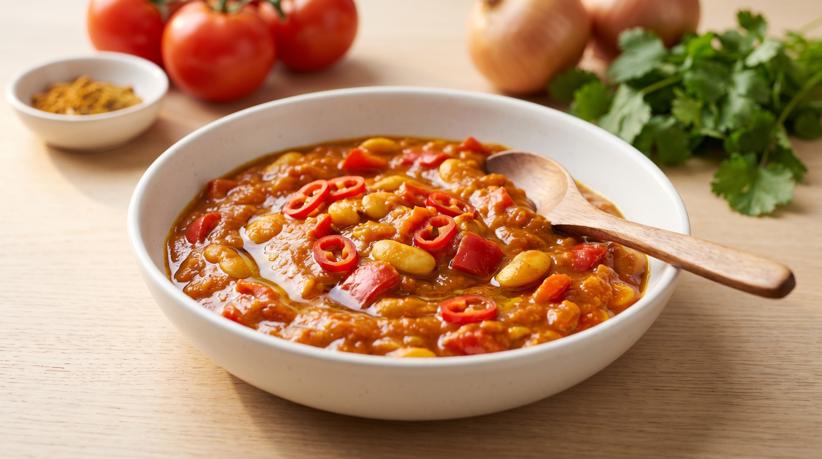 Chakalaka (Sør-afrikansk krydret grønnsaksrelish) - Lav-glykemisk oppskrift