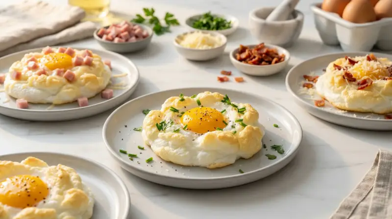 Low-Glycemic Cloud Eggs with Protein-Rich Variations - Low Glycemic Recipe