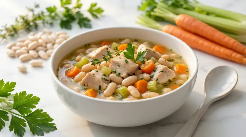 Low-Glycemic Chicken and White Bean Casserole - Low Glycemic Recipe