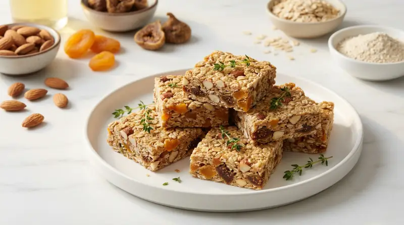 Low-Glycemic Fruit & Nut Energy Bars - Low Glycemic Recipe