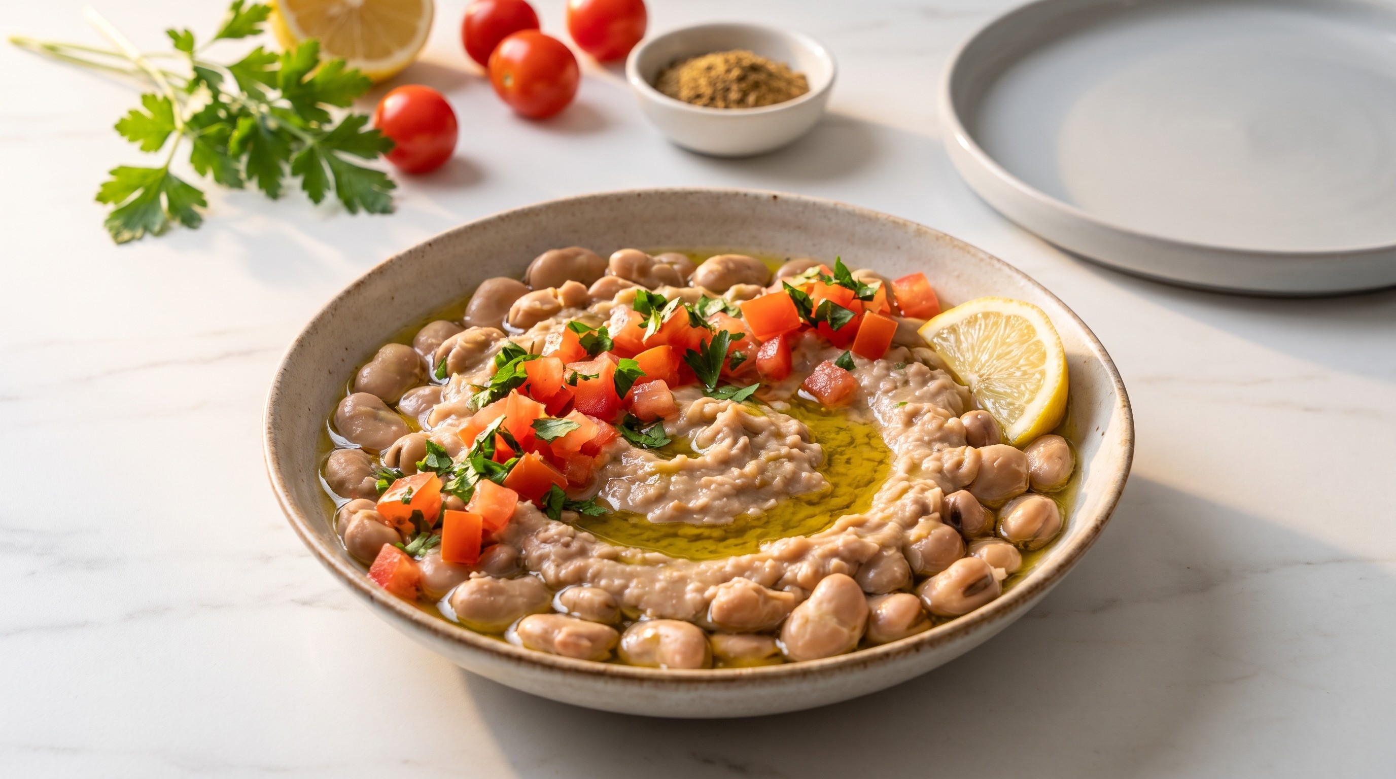 埃及燉蠶豆 (Ful Medames) - 低升糖食譜