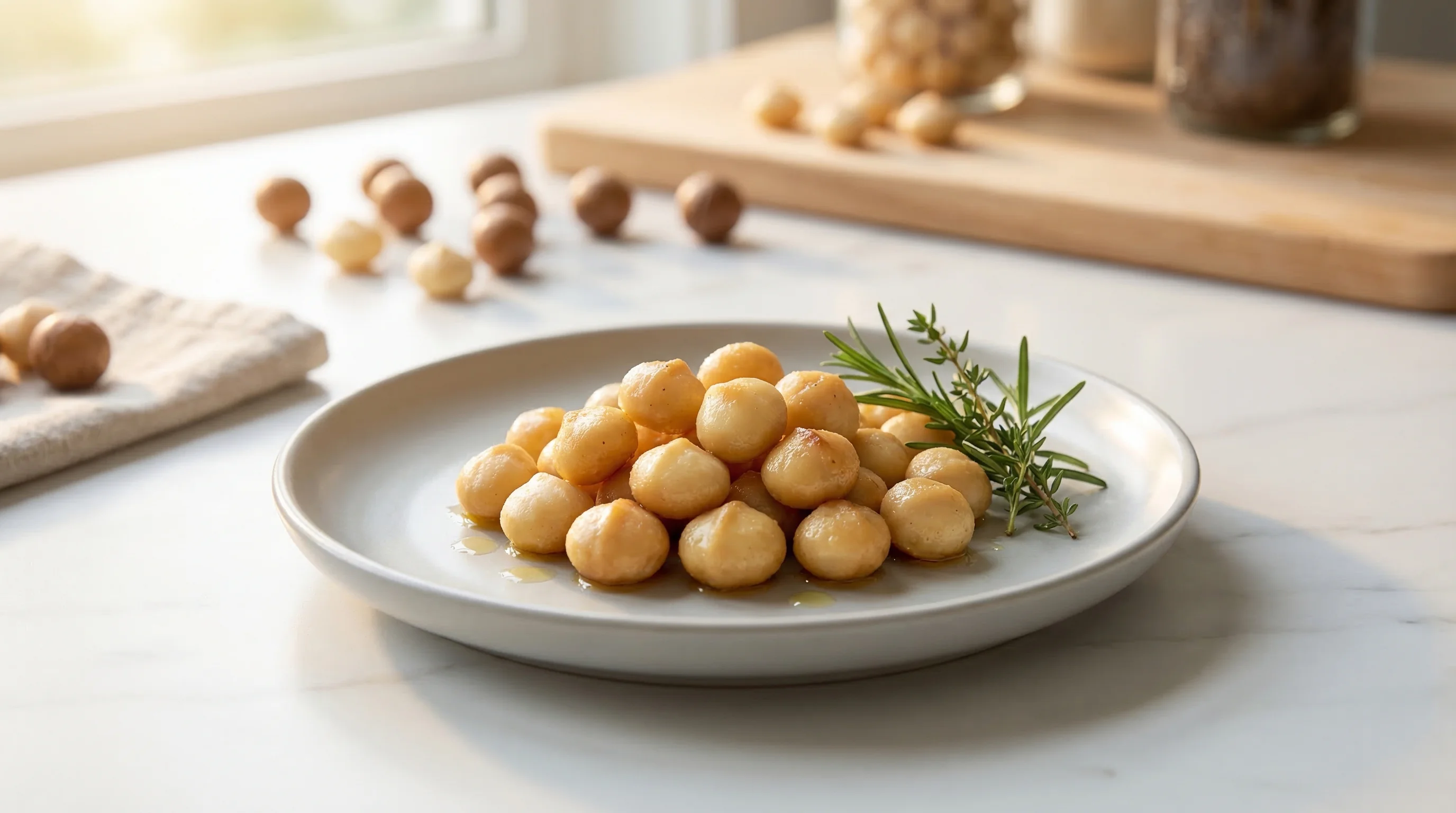 Handful of Macadamia Nuts - Low Glycemic Recipe
