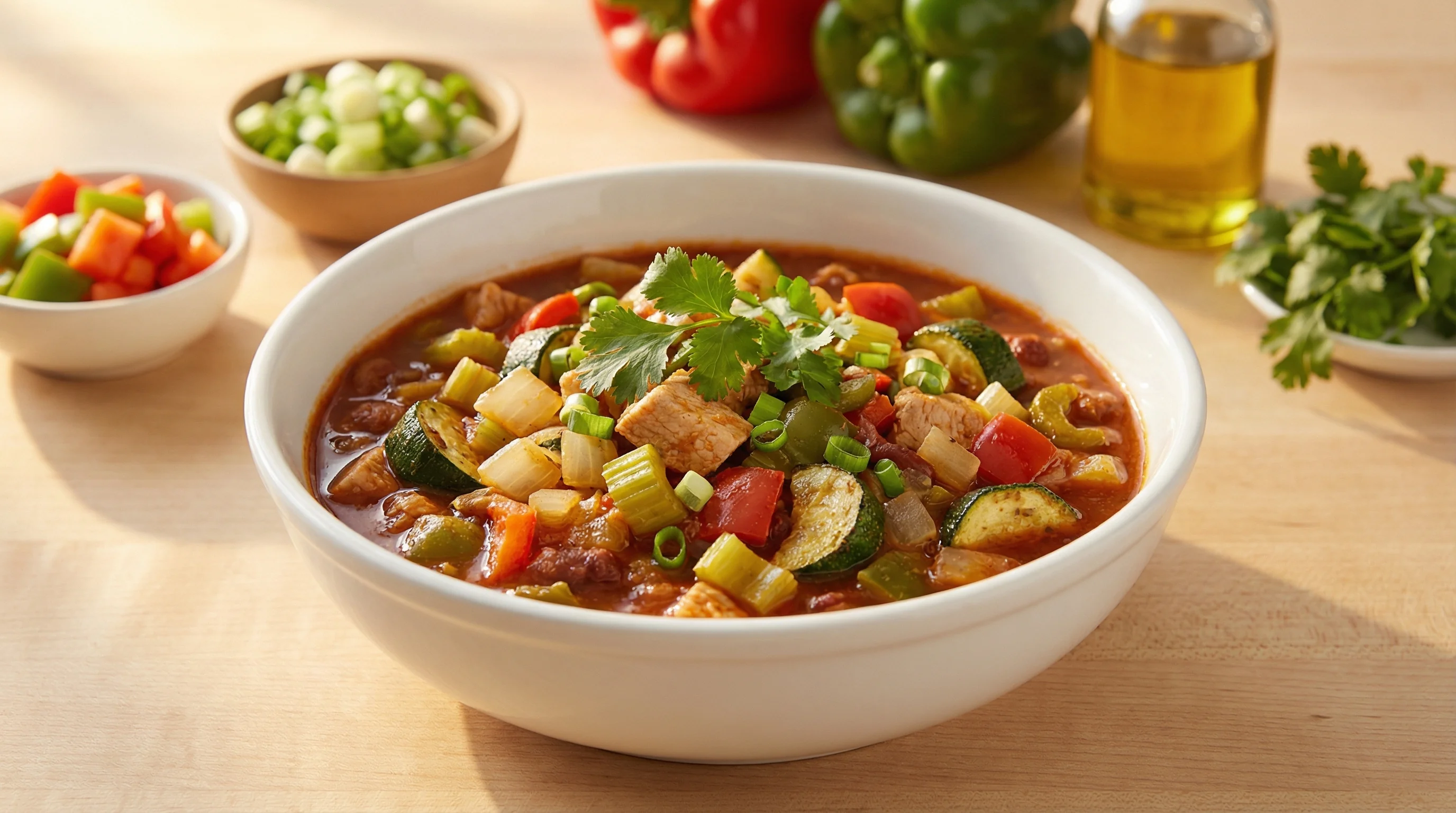 Low-Glycemic Turkey and Bean Chili with Roasted Zucchini - Low Glycemic Recipe
