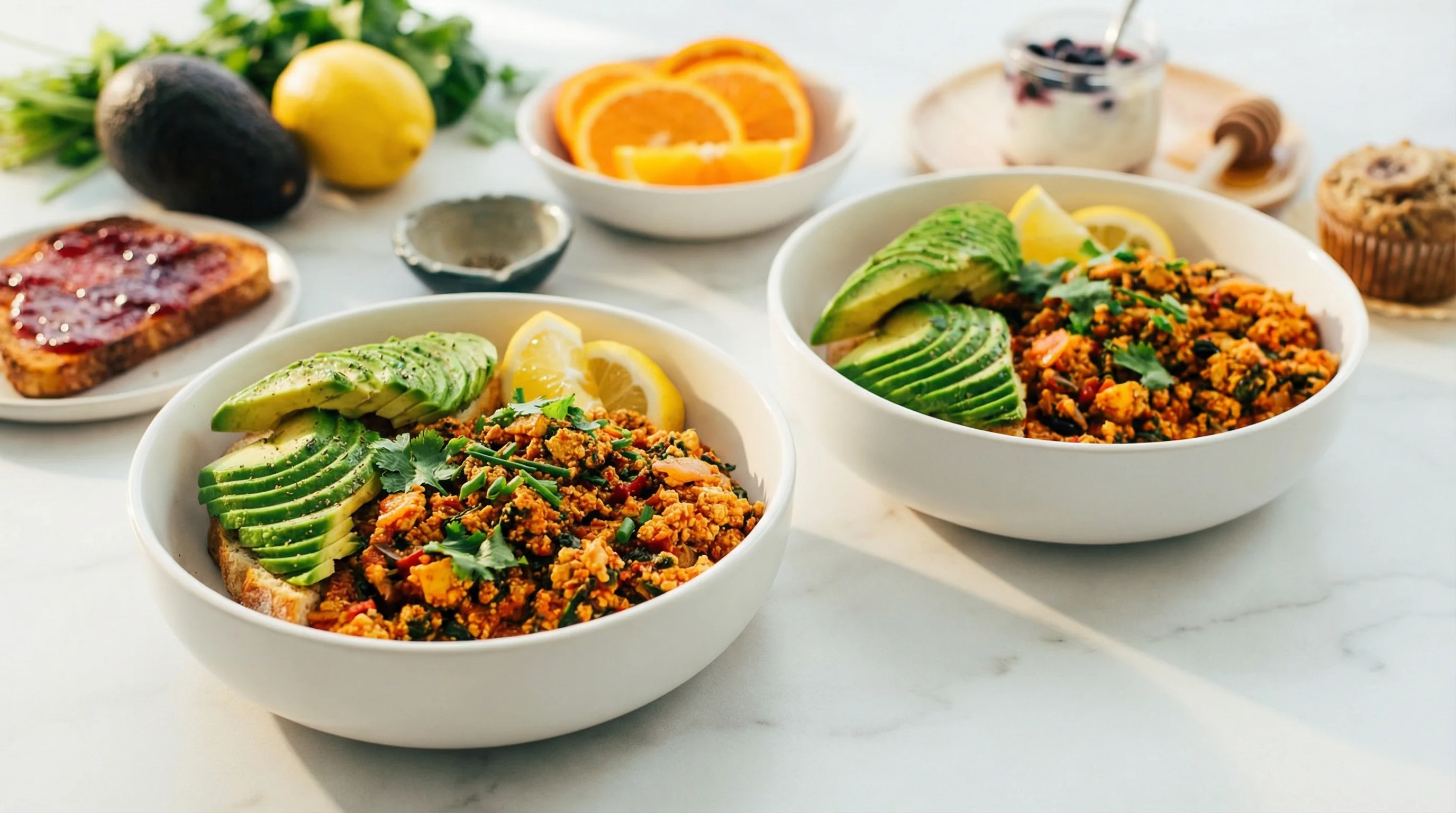 Low-Glycemic Instant Pot Tofu Scramble with Greens - Low Glycemic Recipe