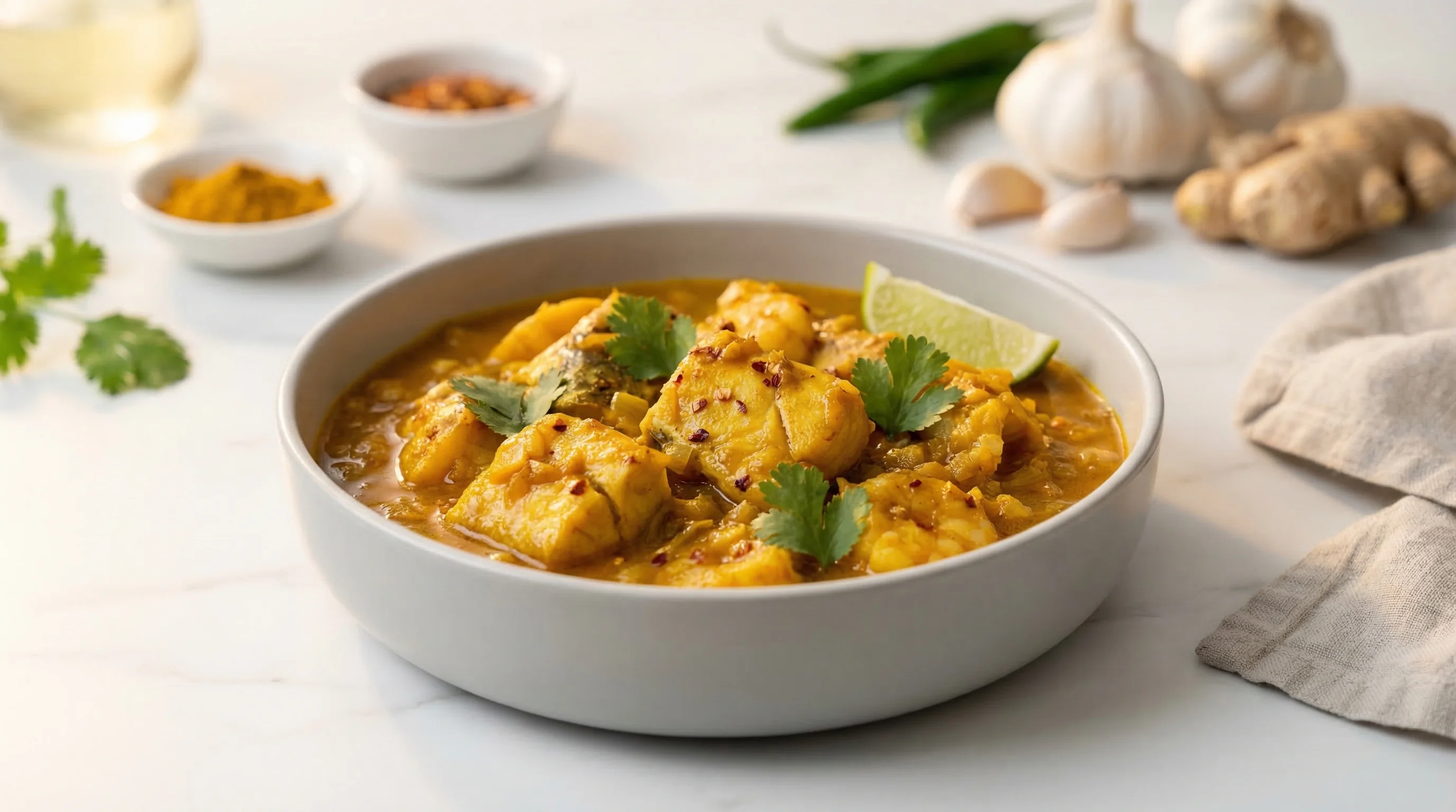 Jamaican Seafood Curry - Low Glycemic Recipe