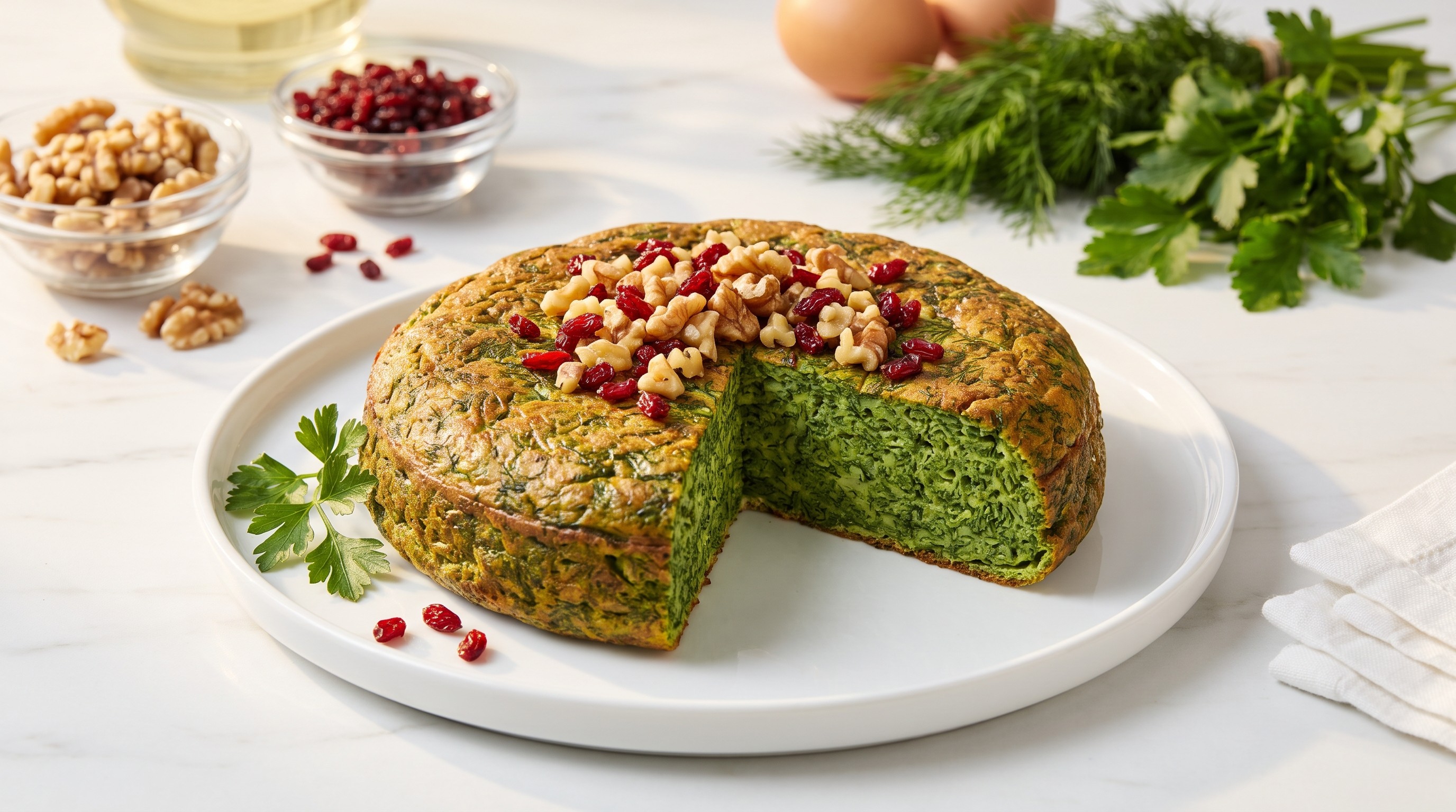 Kuku Sabzi (波斯香草烘蛋) - 低升糖食譜