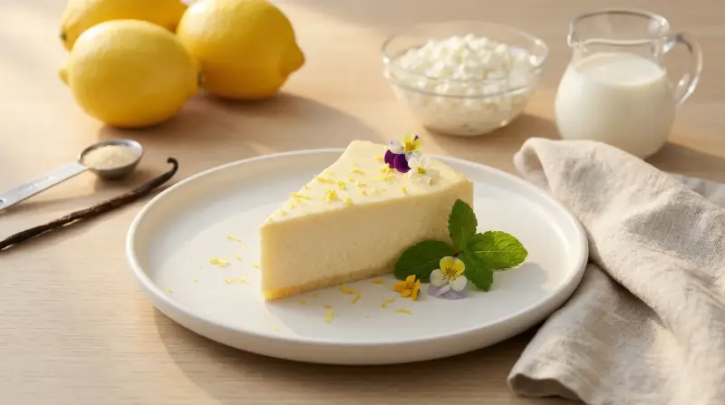 Creamy Low-Glycemic Lemon Cheesecake - Low Glycemic Recipe