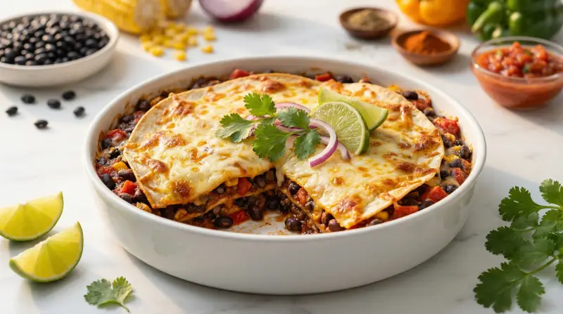 Low-Glycemic Mexican Black Bean Casserole - Low Glycemic Recipe