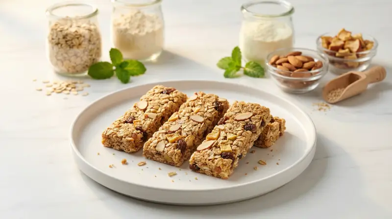 Low-Glycemic Muesli Energy Bars - Low Glycemic Recipe