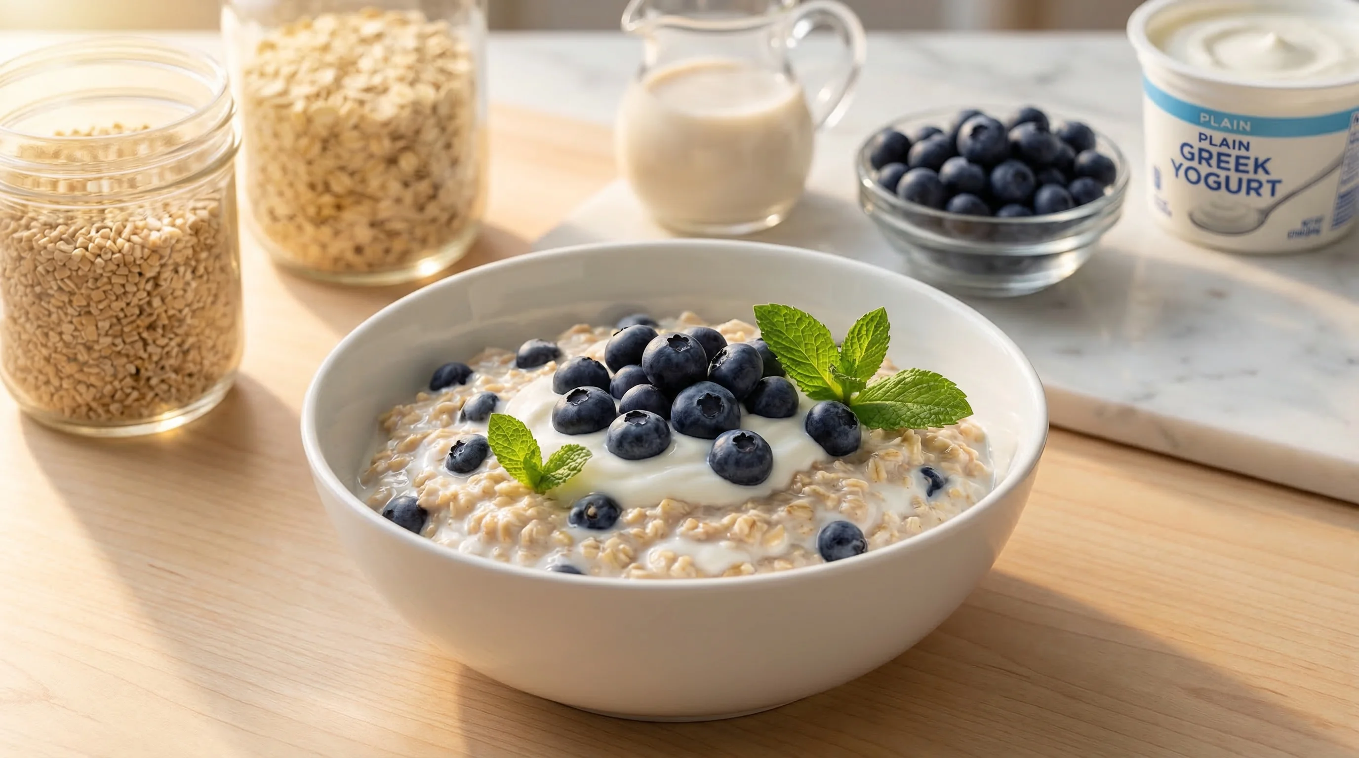 Low-Glycemic Overnight Oats with Berries - Low Glycemic Recipe