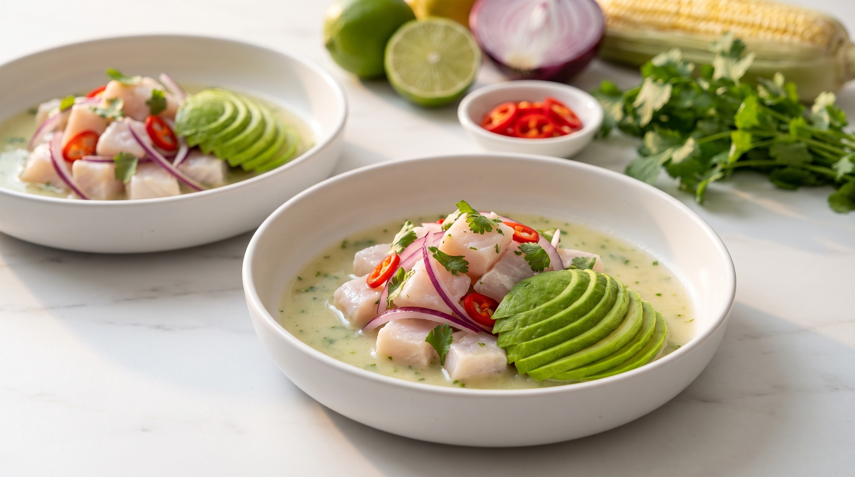 Peruansk Ceviche med Avokado - Lavglykemisk Oppskrift