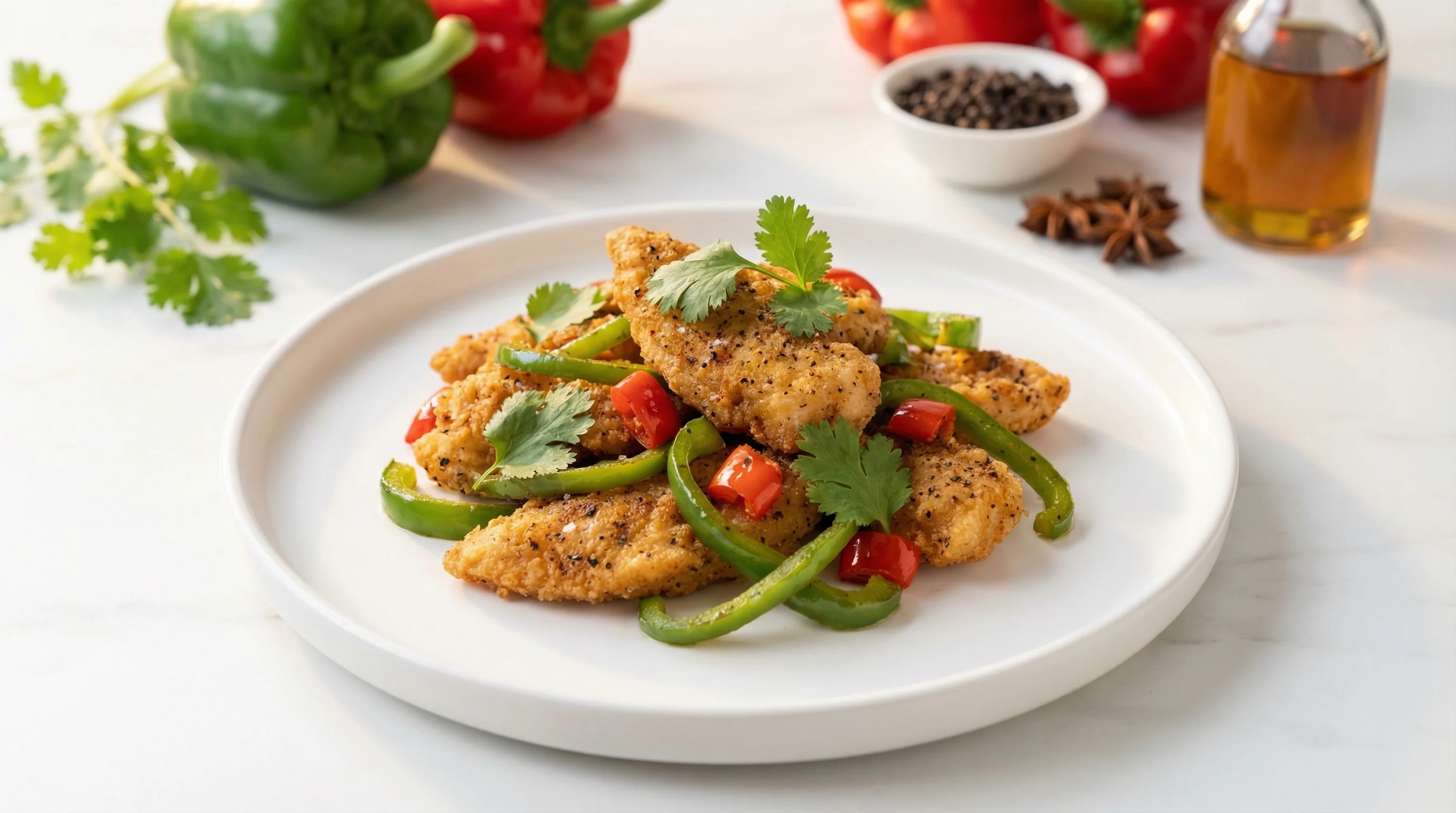 Low-GI Salt & Pepper Chicken - Low Glycemic Recipe