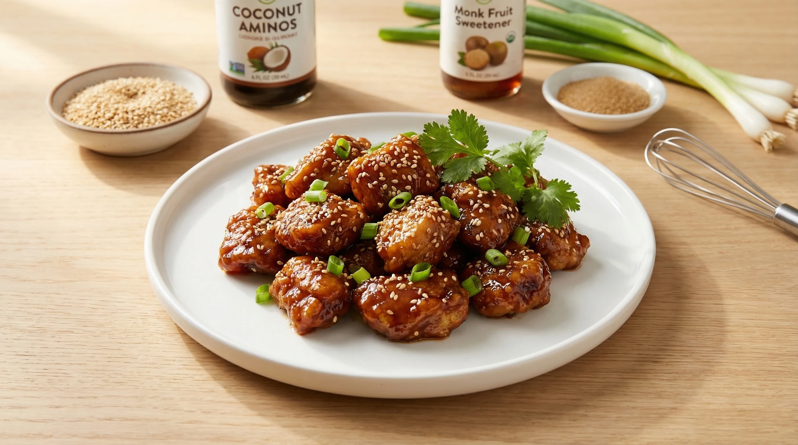 Low-Glycemic Sticky Sesame Chicken - Low Glycemic Recipe