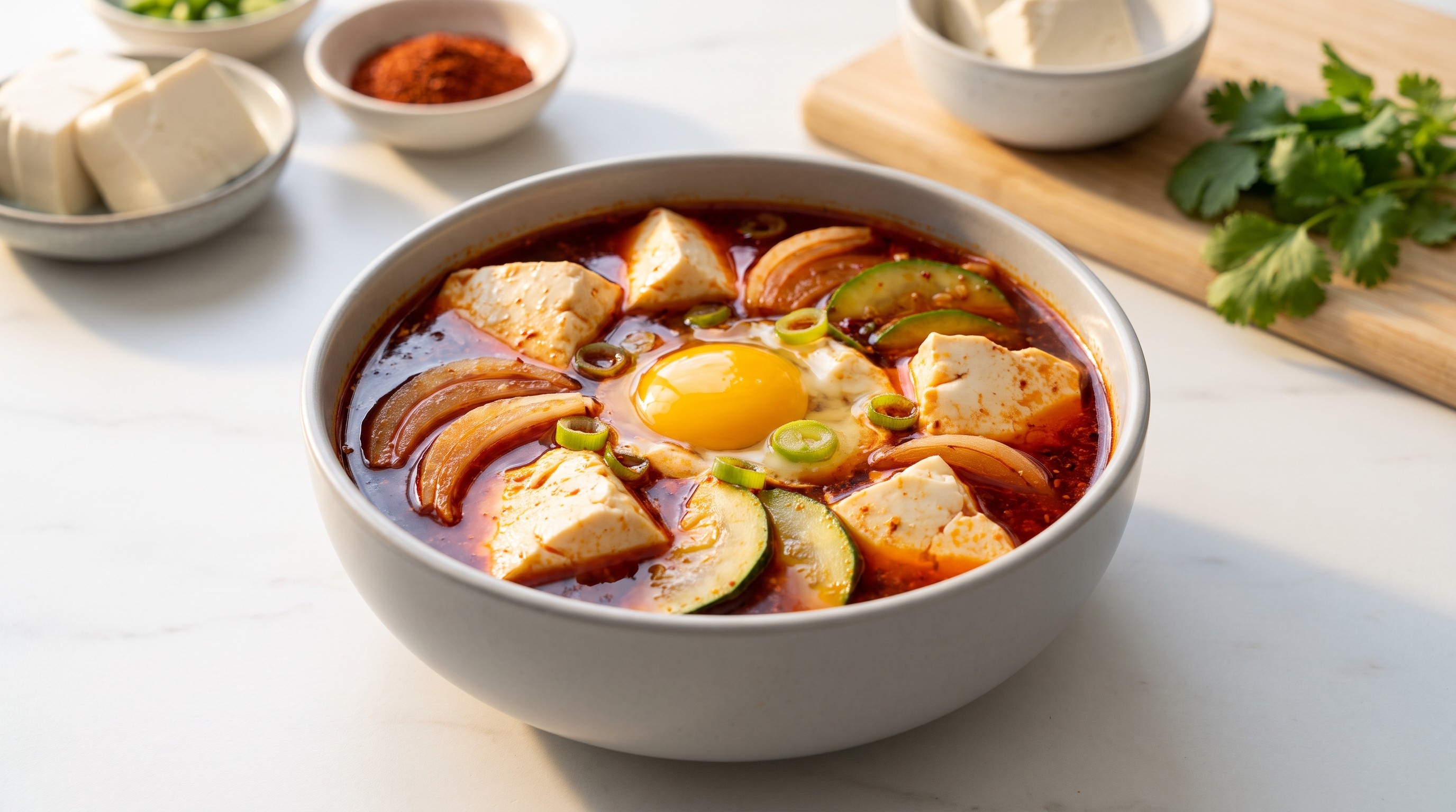 Sundubu Jjigae (Koreansk myk tofugryte) - Lavglykemisk oppskrift