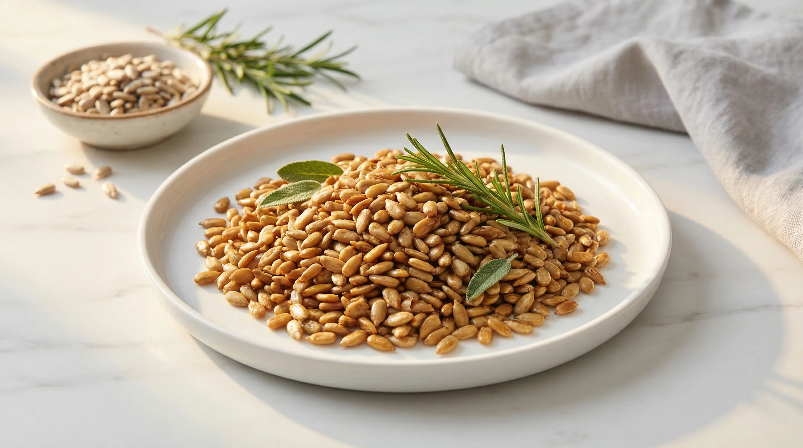 Roasted Sunflower Seeds - Low Glycemic Recipe