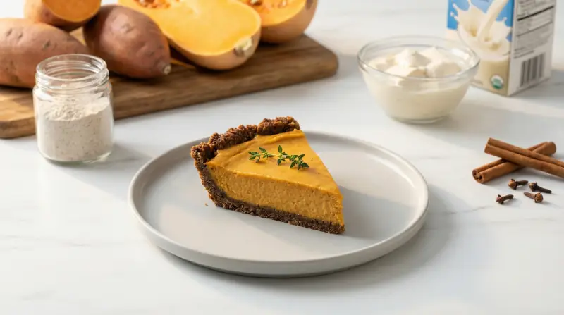 Low-Glycemic Sweet Potato Butternut Pie with Rye Crust - Low Glycemic Recipe