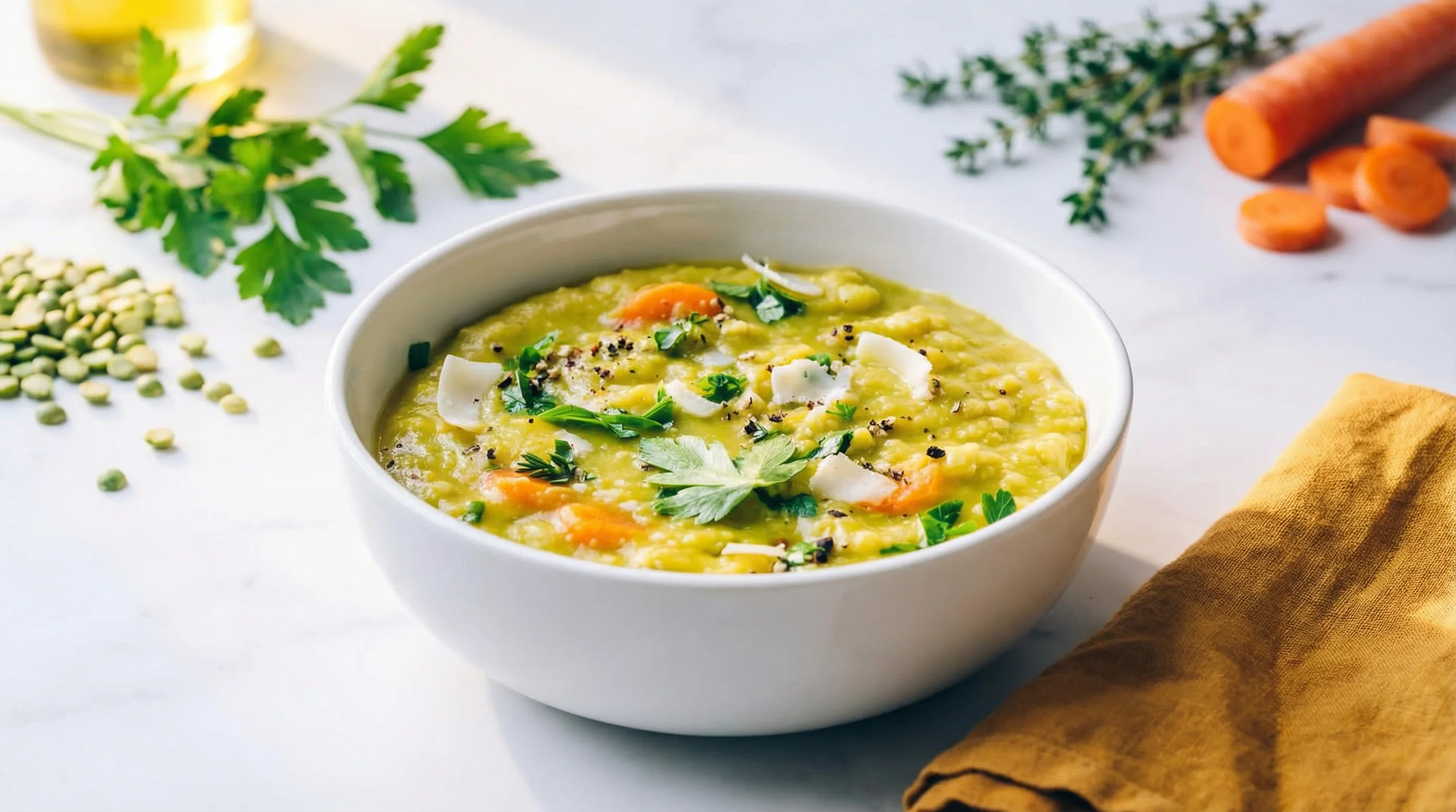 Low-Glycemic Vegan Split Pea Soup - Low Glycemic Recipe