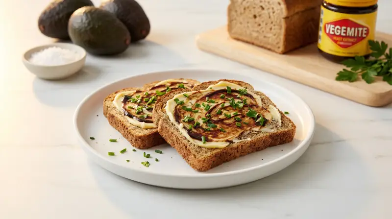 Low-Glycemic Vegemite Toast with Cultured Butter - Low Glycemic Recipe