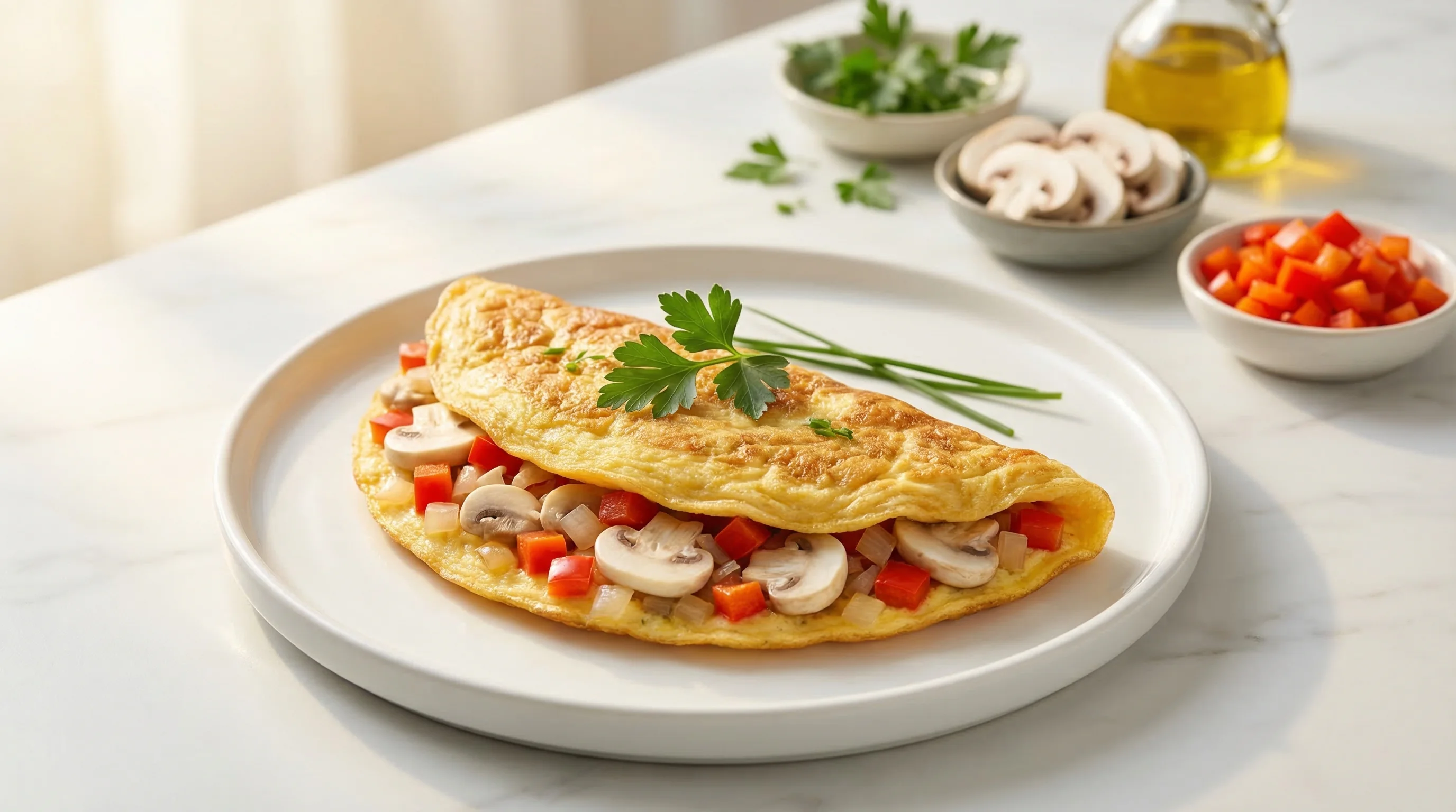 Low-Glycemic Vegetable Omelet - Low Glycemic Recipe