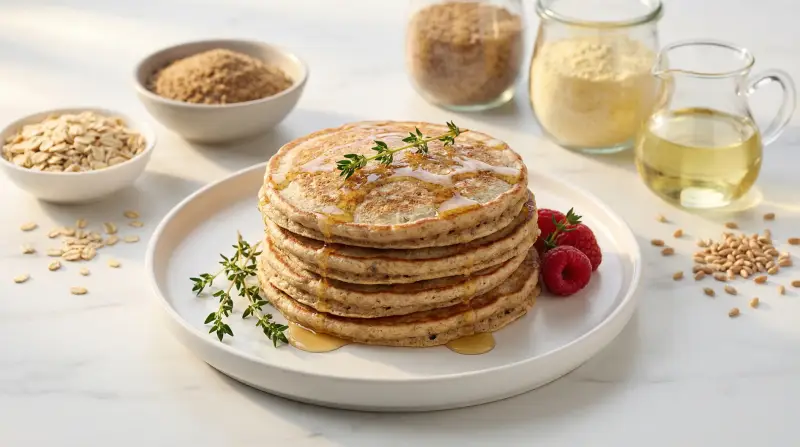 Multi-Grain Blood Sugar Friendly Pancakes - Low Glycemic Recipe