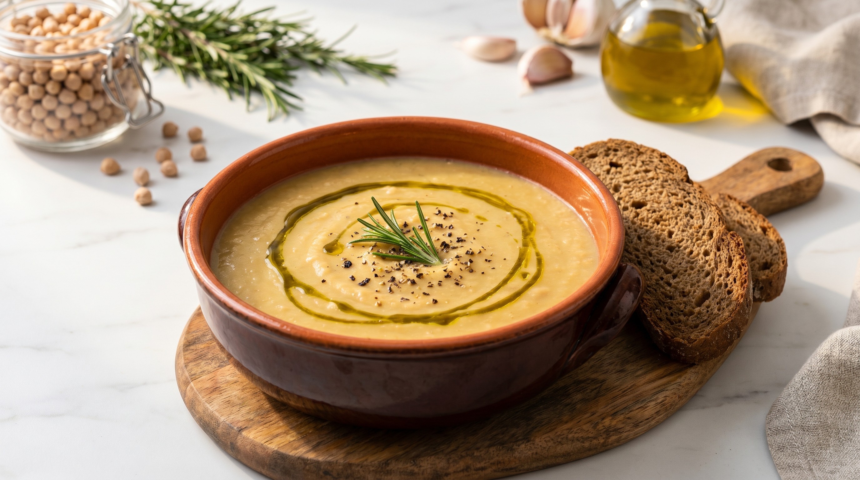Zuppa di Ceci con Rosmarino (義式鷹嘴豆迷迭香湯) - 低升糖食譜